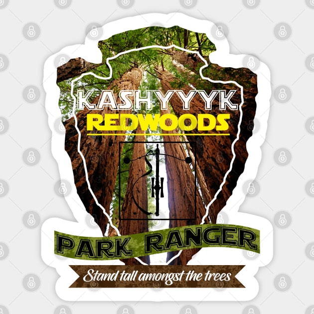 Kashyyyk Park Ranger Sticker by remarcable